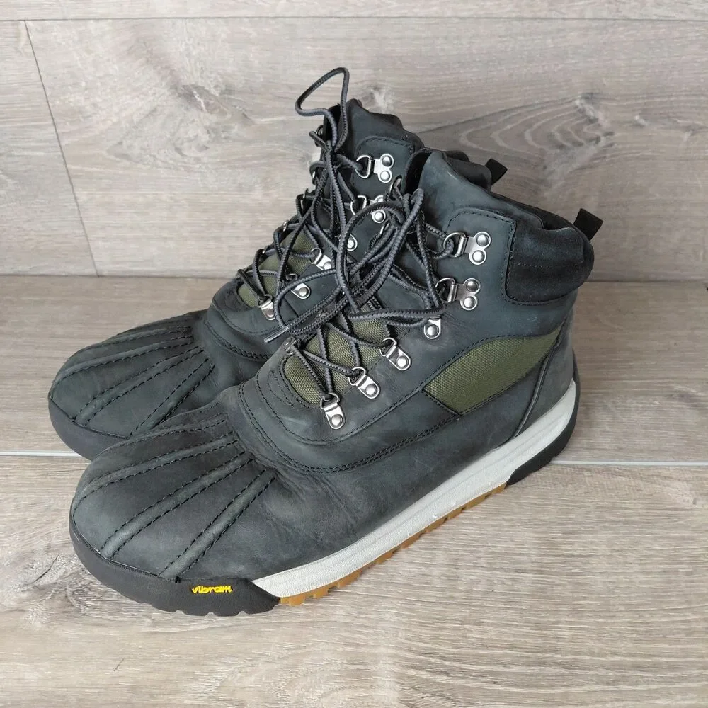 Huckberry Boots Mens 10.5 Black Leather All Weather Overland Mid Outdoor Hiking